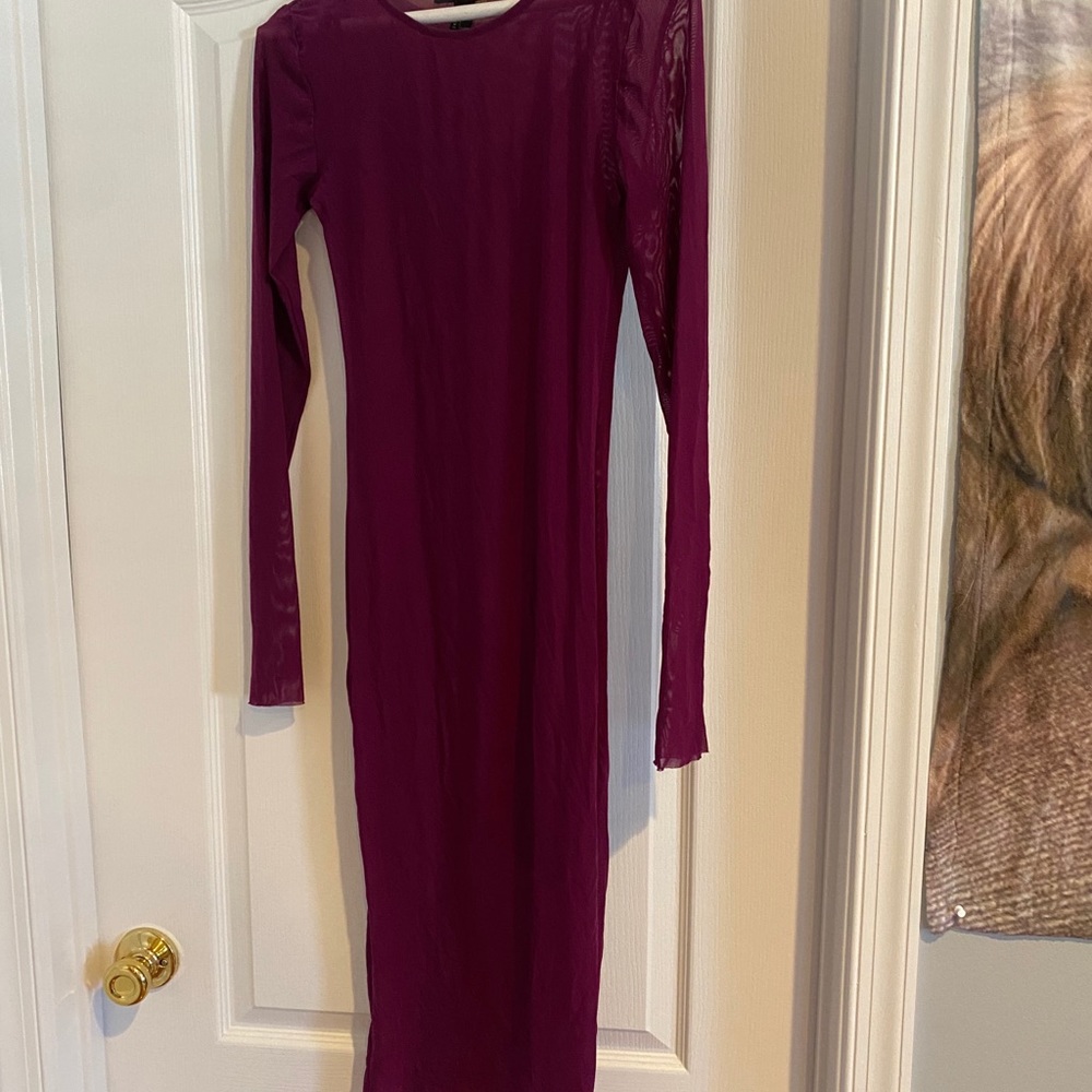 Purple dress